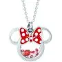 Disney Mickey or Minnie Mouse Stainless Steel Shaker Necklace, Official License Disney Mickey or Minnie Mouse Stainless Steel Shaker Necklace, Official License