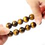 ASGIFT Tiger Eye Bracelet Energy Stone Stretch Bracelet for Men Women Boys Girls