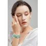CASSIECA 6 Sets Bohemian Stackable Bracelets for Women Multilayered Stretch Bead Bracelet Set Boho Bangles Multicolor Fashion Jewelry