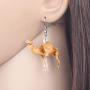 WEVENI Acrylic Desert Camel Llama Earrings Dangle Drop Jewelry For Women Girls Ladies Unique Gift