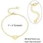 PEARLADA 18K Gold Chain Link Bracelet Minimalist Heart Charm Bracelet Fashion Pearl Beaded Bar Bracelet Handmade Adjustable Jewelry for Women PEARLADA 18K Gold Chain Link Bracelet Minimalist Heart Charm Bracelet Fashion Pearl Beaded Bar Bracelet Handmade Adjustable Jewelry for Women