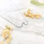 Altitude Boutique Line Ocean Wave Necklace Ocean Sea Jewelry
