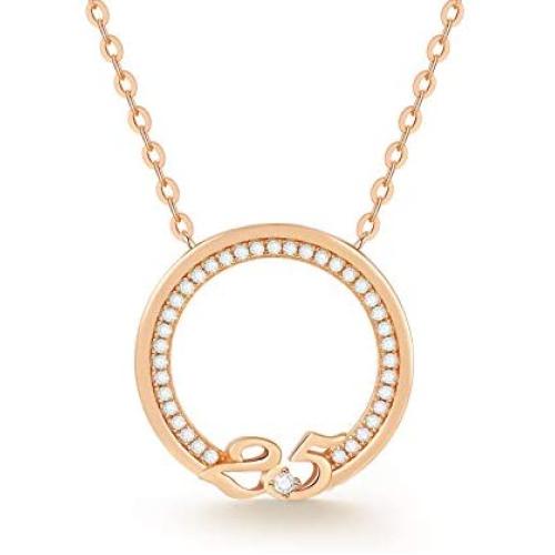CDE 925 Sterling Silver 20th 25th 30th 35th 45th 50th 55th 60th Birthday Gift Necklace Mothers Day Jewelry Gifts for Women Wife Mom Girlfriend Wedding Anniversary