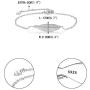 EVER FAITH 925 Sterling Silver Gift Jewelry Lucky Simple Leaf Feather Link Bracelet for Women, Girls