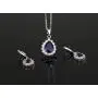 Crystalline Azuria Jewelry Sets for Women - Costume Jewelry Sets - Wedding Jewelry Set with Necklace and Earring - Cubic Zirconia Bridesmaid Jewelry - Formal Event Prom Jewelry Crystalline Azuria Jewelry Sets for Women - Costume Jewelry Sets - Wedding Jewelry Set with Necklace and Earring - Cubic Zirconia Bridesmaid Jewelry - Formal Event Prom Jewelry