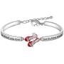 KUIYAI Wizard of Oz Tinman Inspired Gift A Heart is Judged by How Much You are Loved by Others Bracelet Wizard of Oz Jewelry
