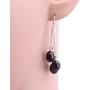 Gem Stone King 6 Multi-Color Cultured Freshwater Pearl Dangle Earrings 1.5 Inch