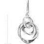 Silpada Creative Circle Interlocking Drop Earrings in Sterling Silver