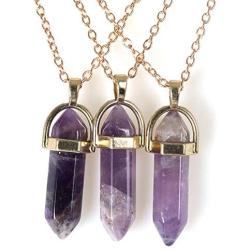 Healing Crystal Stone Moon Choker Necklace Witch Jewelry for Women