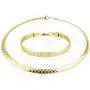 HZMAN Stainless Steel Omega Chain 8mm Solid 18 inch Necklace and 8.5 inch Bracelet Ste
