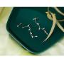 SLUYNZ 925 Sterling Silver Droplet Threader Earrings Chain for Women Teen Girls Olive Leaves Dangle Earrings