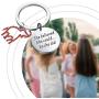BAUNA Delta Sigma Theta Sorority Jewelry She Believed She Could so She Did Keychain Delta Gift DST Jewelry Greek Sorority