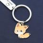 SIDIMELO Cute Friend Coworker Gifts Fox Keychain You Become Responsible Forever for What Youve Tamed Jewelry Encourage Keychain