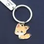 SIDIMELO Cute Friend Coworker Gifts Fox Keychain You Become Responsible Forever for What Youve Tamed Jewelry Encourage Keychain