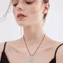 Compass Necklace, 925 Sterling Silver with Rainbow Moonstone, Inspirational Compass Jewelry Gift for Women Girlfriend Daughter with Gift Box Compass Necklace, 925 Sterling Silver with Rainbow Moonstone, Inspirational Compass Jewelry Gift for Women Girlfriend Daughter with Gift Box