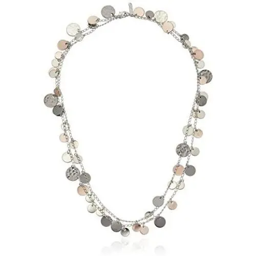 Nine West ''Classics'' Tri Tone Strand Necklace, 42''
