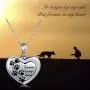 Puppy Sterling Silver Urn Memorial Necklaces for Dog Ashes Forever Together Paw Print Cremation Labrador Retriever Memorial Urns Keepsake Pendant Necklace Jewelry Gifts
