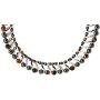 Elegant Womens Hematite Magnetic Therapy Necklace with Healing Stones Pain Relief for Neck Arthritis Migraine Headaches Shoulders and Back (Regular, Tiger Eye)