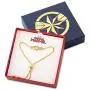 Marvel’s Captain Marvel Eight-Pointed Star Logo Yellow Gold Plated Lariat Bracelet