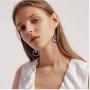 ZRosse 2 Pairs Boho Handmade Vintage Hollow Teardrop Turquoise Dangle Drop Earrings Sets for Women Girls Unique Retro Bronze Statement Jewelry Gifts