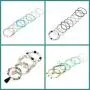 Finrezio 4 Sets Bohemian Beaded Bracelets for Women Multilayer Stretch Stackable Bracelet Set Multicolor Jewelry