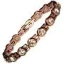 Crystal Copper Bracelet for Women Magnetic Bracelet Pain Relief for Arthritis Fashion Jewelry Anklet