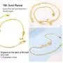 U7 Curb Box Chain Anklets for Women Men & Teen Girls Stainless Steel 18K Gold Plated Barefoot Jewelry Summer Beach Foot Accessories, Ankle Bracelet, Length 6.5-11 Inch, Gift Packed, Custom Engraving U7 Curb Box Chain Anklets for Women Men & Teen Girls Stainless Steel 18K Gold Plated Barefoot Jewelry Summer Beach Foot Accessories, Ankle Bracelet, Length 6.5-11 Inch, Gift Packed, Custom Engraving