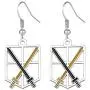 KANGSHUN Anime Cartoon Cosplay Jewelry Metal Attck Titan Earrings Gifts for woman girl
