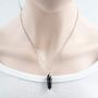 Natural Gemstone Pendant Necklace Healing Crystal Quartz Reiki Chakra Gem Stones 18 Inch Jewelry Women Girls Men Birthday Gifts