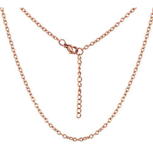 ChainsHouse 925 Sterling Silver Cuban/Figaro/Twisted Rope/Rolo Box Chain Necklace for Men Women 1-5mm Wide Neck Link Stainless Steel Chain Necklace,14'',16'',18'',20'',22'',24'',26'',28'',30''(Send Gift Box)