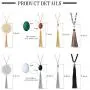 LOYALLOOK 8 Pieces Long Statement Pendant Necklaces Set for Women Disk Circle Chain Tassel Pearl Boho Beads Pendant Necklaces Fashion Jewelry LOYALLOOK 8 Pieces Long Statement Pendant Necklaces Set for Women Disk Circle Chain Tassel Pearl Boho Beads Pendant Necklaces Fashion Jewelry