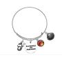 Infinity Collection Mermaid Charm Bangle Bracelet, Be a Mermaid and Make Waves Jewelry