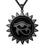 beautlace Ankh Egyptian Eye of Horus Necklace Silver/18K Gold/Black Gun Plated Sun Round Coin Eyes of Evil Symbol Pendant Jewelry for Men and Women KP0139 beautlace Ankh Egyptian Eye of Horus Necklace Silver/18K Gold/Black Gun Plated Sun Round Coin Eyes of Evil Symbol Pendant Jewelry for Men and Women KP0139
