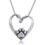 Rosa Vila Heart Shape With Dog Paw Necklace, Puppy Necklace for Owners of All Dog Breeds, Dog Remembrance Necklace, Veterinarian Necklace and K9 Officer Gift for Women Rosa Vila Heart Shape With Dog Paw Necklace, Puppy Necklace for Owners of All Dog Breeds, Dog Remembrance Necklace, Veterinarian Necklace and K9 Officer Gift for Women