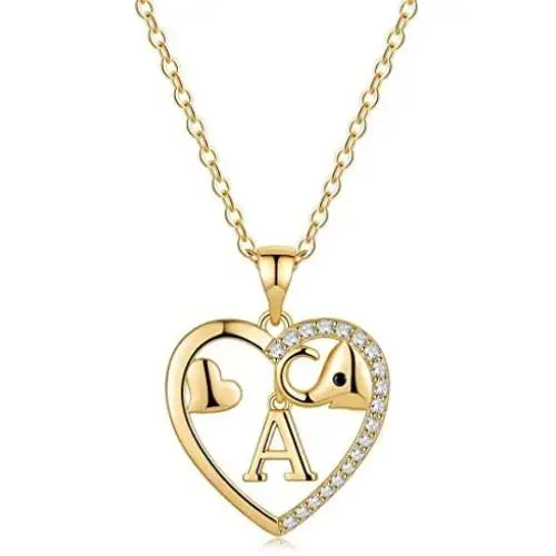 M MOOHAM Gold Initial Elephant Necklace for Women, 14K Gold Plated CZ Elephant Necklaces for Women Girl Friendship Necklace Elephant Gifts for Friends Female Teen Girls M MOOHAM Gold Initial Elephant Necklace for Women, 14K Gold Plated CZ Elephant Necklaces for Women Girl Friendship Necklace Elephant Gifts for Friends Female Teen Girls