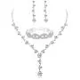 Udalyn Rhinestone Bridesmaid Jewelry Sets for Women Necklace and Earring Set for Wedding with Crystal Bracelet