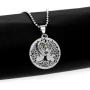 Uloveido Stainless Steel Family Tree of Life Necklace Mustard Seed Heart Pendant Charms Jewelry for Women Y635
