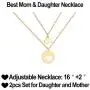 Your Always Charm Mother Daughter Necklace Sets for 2 Heart Necklace Matching Cutout Heart Necklaces Mommy and Me Jewelry Gifts Mothers Day