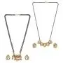 Efulgenz Mangalsutra Indian Jewelry Boho Antique Kundan Crystal Gold Plated Beaded Pendant Necklace Stud Earring Set Efulgenz Mangalsutra Indian Jewelry Boho Antique Kundan Crystal Gold Plated Beaded Pendant Necklace Stud Earring Set