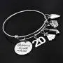 M MOOHAM Birthday Gifts for Women Girls Bracelet - Expandable Charm Bracelets 10th 20th 30th 40th 50th 60th 70th 80th 90th Birthday Gift for Friend, Mom, Daughter, Wife, Grandma Jewelry Present M MOOHAM Birthday Gifts for Women Girls Bracelet - Expandable Charm Bracelets 10th 20th 30th 40th 50th 60th 70th 80th 90th Birthday Gift for Friend, Mom, Daughter, Wife, Grandma Jewelry Present