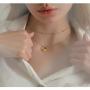 Bohemian Gold Coin Multi-Layer Choker Necklace Retro Handmade Collar Necklace for Teen Girls Christmas Jewelry Gift