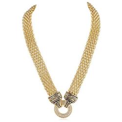 UNY Designer Inspired Short Necklace 45cm + 5 cm Popcorn Chain Classic Elegant Vintage Antique Jewelry