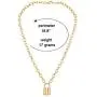 Lock Pendant Necklace Statement Long Chain Punk Multilayer Choker Necklace for Women Girls Lock Pendant Necklace Statement Long Chain Punk Multilayer Choker Necklace for Women Girls