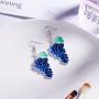 Trendy Statement Creative Funny Lifelike Fruits Acrylic Earrings for Women/Girls