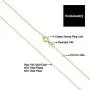 Kooljewelry 10k Yellow Gold 0.6 mm Diamond-cut Cable Chain Necklace (16, 18, 20 or 24 inch)