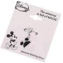 Disney Mickey Mouse Sterling Silver Black Crystal Ears Dangle Charm Bead