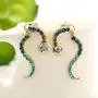 Boaccy Crystal Earrings Snake Earring Jackets Ear Drop Green Jewelry for Women and Girls Boaccy Crystal Earrings Snake Earring Jackets Ear Drop Green Jewelry for Women and Girls