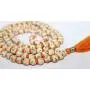 IS4A White Tulsi Japa Mala 108+1 8mm Hare Rama Hare Krishna Beads IS4A White Tulsi Japa Mala 108+1 8mm Hare Rama Hare Krishna Beads