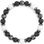 Black Obsidian Bracelet with White Jade Hematite Crystals and Healing Stones. Good luck bracelet for men and women. Wealth and Abundance Money Attraction, Bye Negative Energy, Healing, Strength and Meditation. Good Luck Feng Shui Bracelet. Bracelets for w Black Obsidian Bracelet with White Jade Hematite Crystals and Healing Stones. Good luck bracelet for men and women. Wealth and Abundance Money Attraction, Bye Negative Energy, Healing, Strength and Meditation. Good Luck Feng Shui Bracelet. Bracelets for w