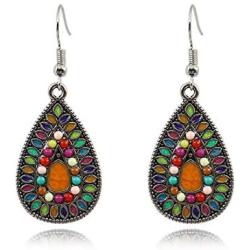 ROSTIVO Bohemian Earrings for Women and Girls Boho Jewelry Retro Vintage Ethnic Earrings Drop and Dangle Earrings